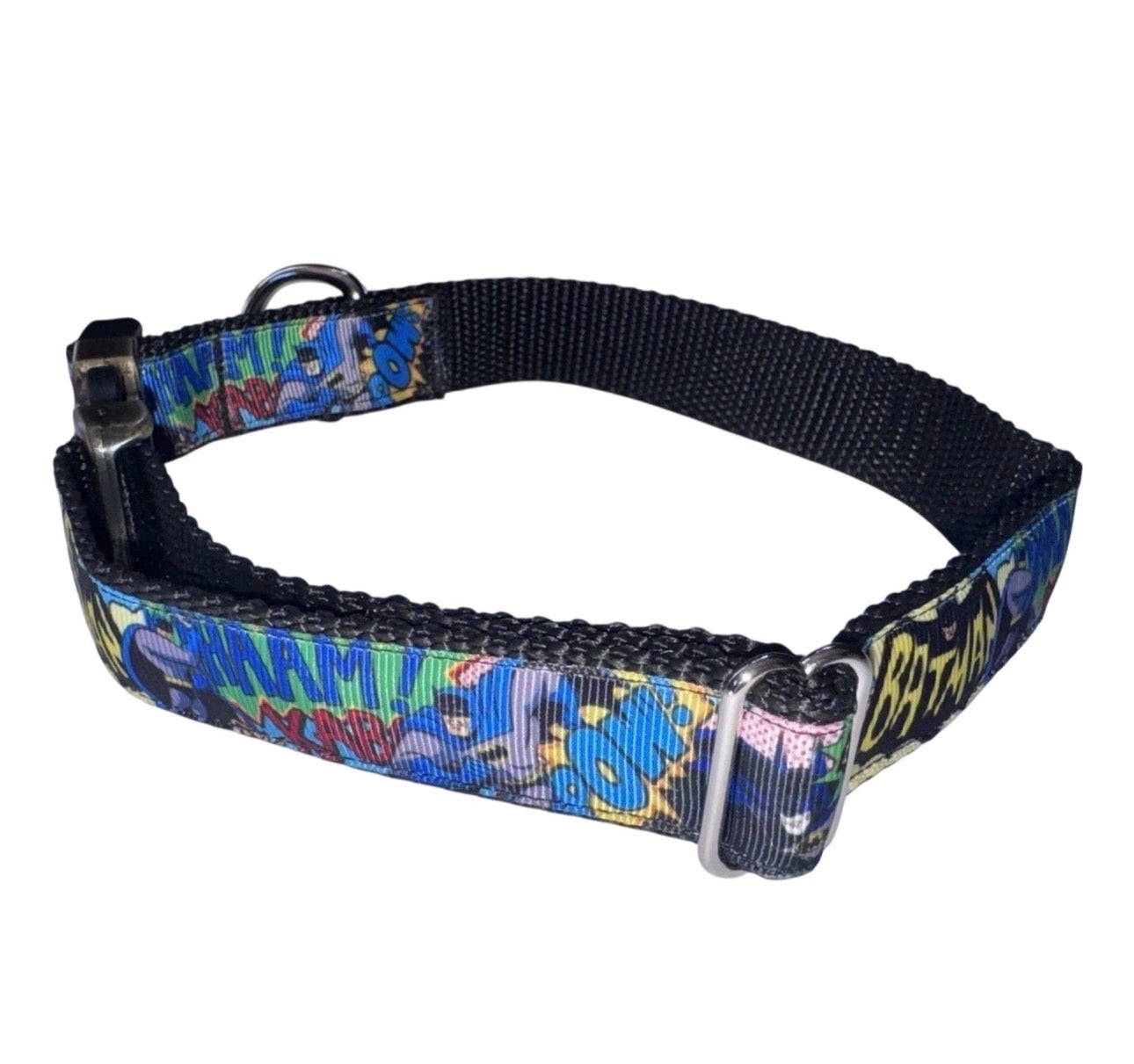 Dog Collar Batman Cartoon Large Handmade Heavy Duty Superhero NEW