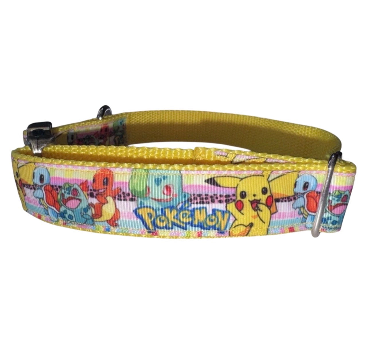 Dog Collar Pokemon Game Large Handmade Heavy Duty W/Buckle