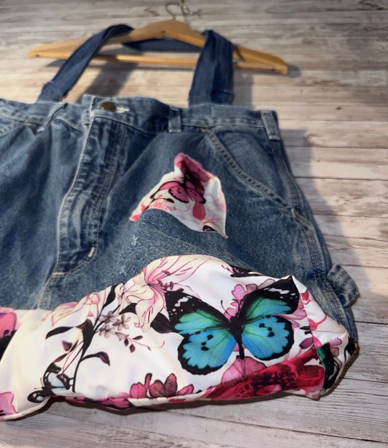 Jeans Handmade Large Repurposed Denim Blue Jeans Bag Tote For Beach, Groceries, Work, Or Purse