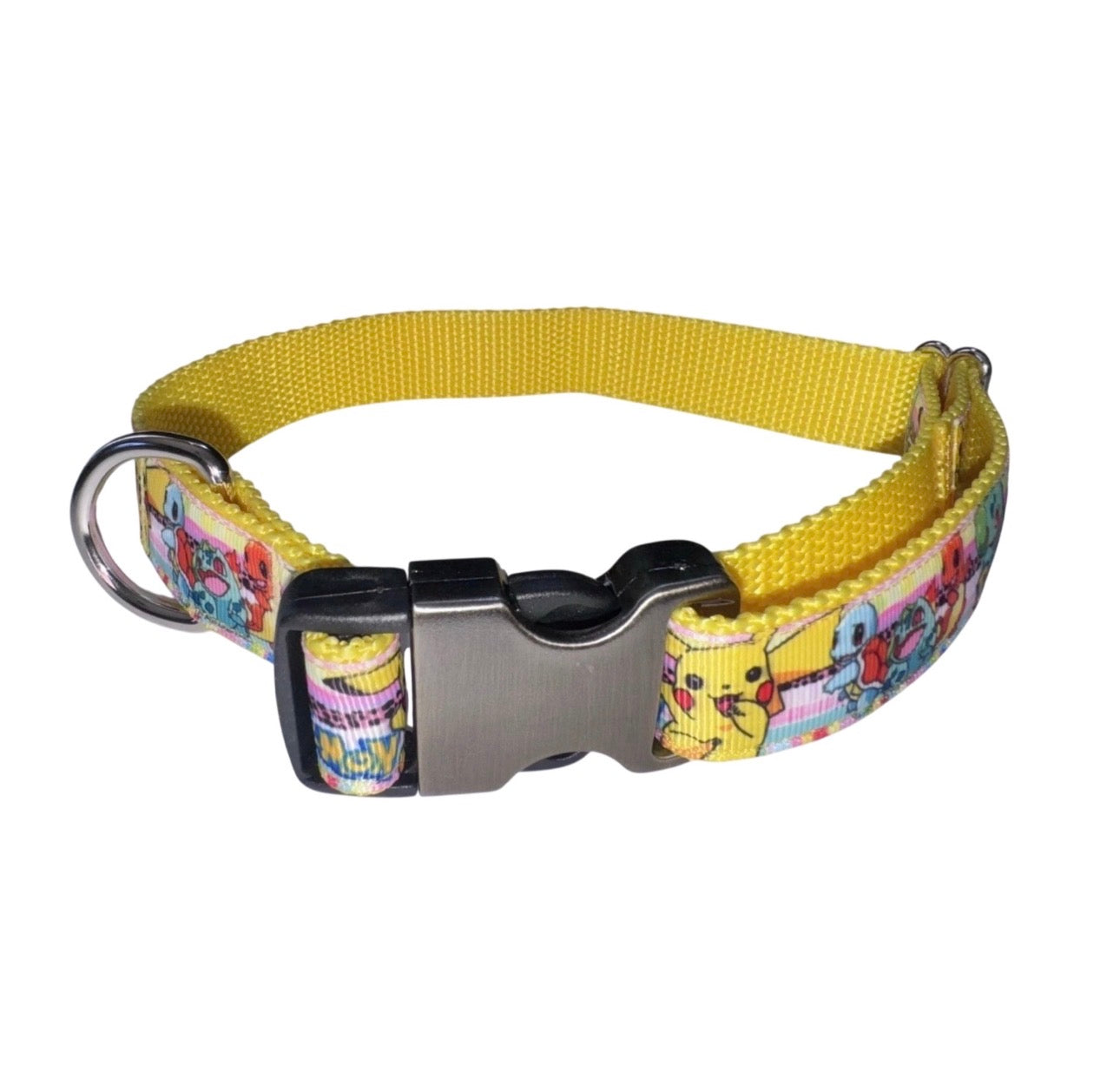 Dog Collar Pokemon Game Large Handmade Heavy Duty W/Buckle